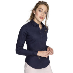 Camisa Corte Ajustado con Cuello