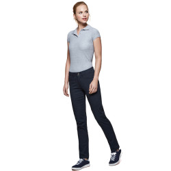 Pantalones Largos Falso Vaquero para Mujer