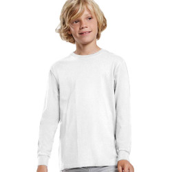 Camiseta Manga Larga Blanca para Niño