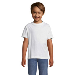 Camiseta Manga Corta Cuello Redondo Acanalado