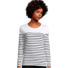 Camiseta de mujer manga larga a rayas Sol's MATELOT LSL W