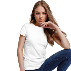 Camiseta de Manga Corta Entallada Mujer