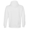 Sudadera con capucha Sol's CONDOR tallas grandes blanca