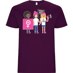 Camiseta unisex para el día de la mujer diseño Amigas