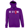 Sudadera con capucha para el día de la mujer diseño Be Strong
