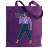 Tote bag para el día de la mujer diseño Chica Hablando