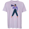 Camiseta oversize hombre para el día de la mujer diseño Chica Hablando