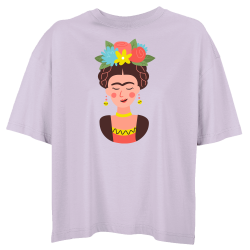 Camiseta oversize mujer para el día de la mujer diseño Frida