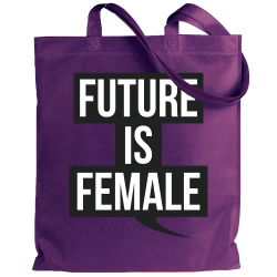 Tote bag para el día de la mujer diseño Future Is Female