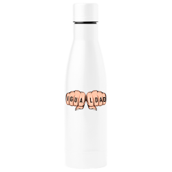 Botella térmica para el día de la mujer diseño Igualdad