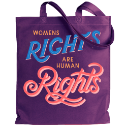 Tote bag para el día de la mujer diseño Womens Rights