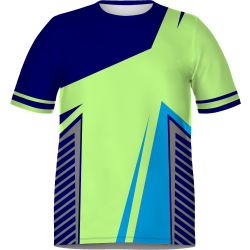 Camiseta fútbol sublimada Verde Azulada tallas grandes