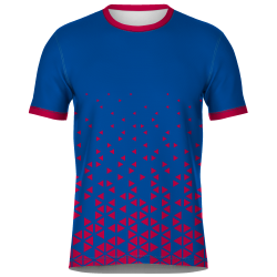 Camiseta fútbol sublimada Triángulos