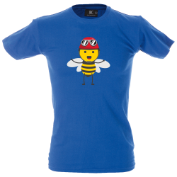 Camiseta hombre abeja motera