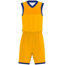 Conjunto de baloncesto sublimado modelo Corte Colorido