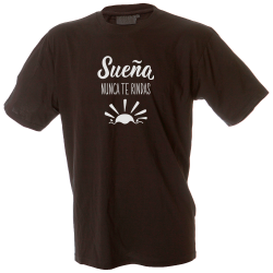 Camiseta hombre sueña nunca te rindas