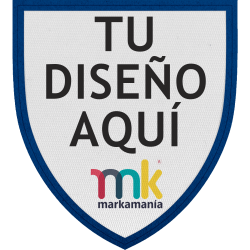 Parche con Forma de Escudo Satín Personalizable