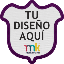 Parche Satín con Flock Personalizable Forma de Tulipán