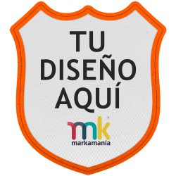 Parche Satín de Forma de Escudo Termoadhesivo