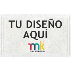 Parche Stick Rectangular con contorno Flock de Distintos Colores