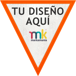 Parche Stick Triangular con Acabado Semi Mate en Distintos Colores