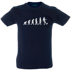 Camiseta hombre evolución mono fútbol