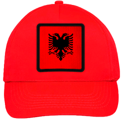 Gorra infantil con bandera Albania