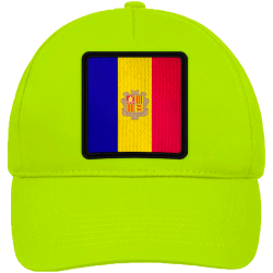Gorra infantil con bandera Andorra