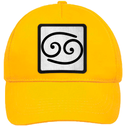 Gorra infantil con parche Símbolo Cáncer