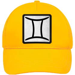 Gorra infantil con parche Símbolo Géminis