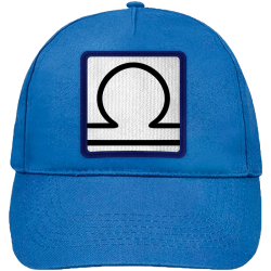 Gorra infantil con parche Libra