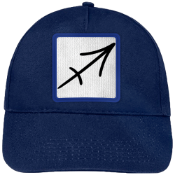 Gorra infantil con parche Símbolo Sagitario