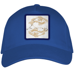Gorra adulto con parche Constelación Piscis