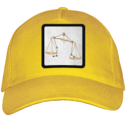 Gorra adulto con parche Constelación Libra