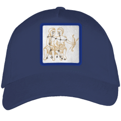 Gorra adulto con parche Constelación Géminis