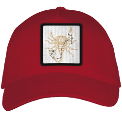 Gorra adulto con parche Constelación Escorpio