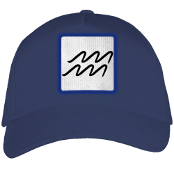 Gorra adulto con parche Símbolo Acuario