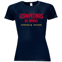 Camiseta poliéster mujer Campeonas Del Mundo