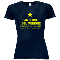 Camiseta poliéster mujer Campeonas Del Mundo 2023