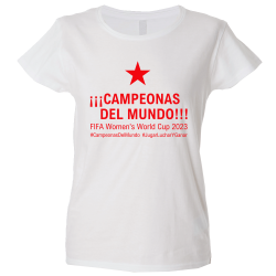 Camiseta algodón mujer Campeonas Del Mundo 2023