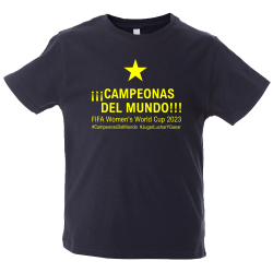 Camiseta algodón infantil Campeonas Del Mundo 2023
