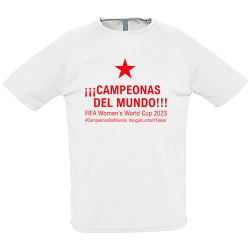 Camiseta poliéster infantil Campeonas Del Mundo 2023