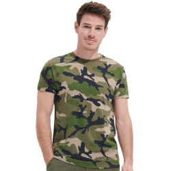 Camiseta camuflaje personalizada