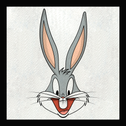 Parche cuadrado Bugs Bunny