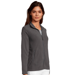 Chaqueta con Cuello Alto y Cremallera