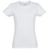 Camiseta de mujer Sol's IMPERIAL W tallas grandes blanca