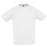 Camiseta técnica Sol's SPORTY tallas grandes blanca