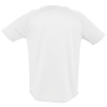 Camiseta técnica Sol's SPORTY tallas grandes blanca