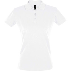 Polo de mujer tallas grandes Sol's PERFECT W blanco