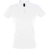 Polo de mujer tallas grandes Sol's PERFECT W blanco